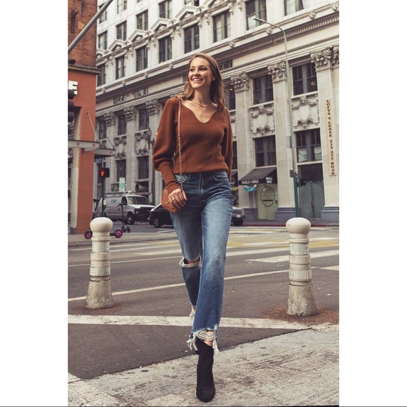 🔥HOST PICK🔥 Charity High-Rise Distressed Hem Straight Denim - Picture 4 of 11